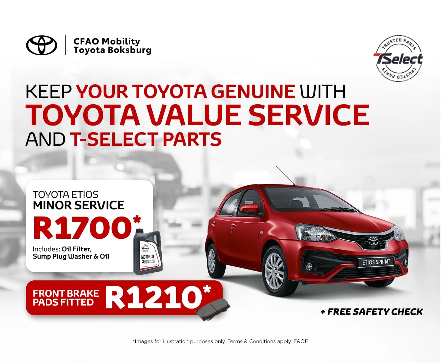 Toyota Etios T-Select Parts