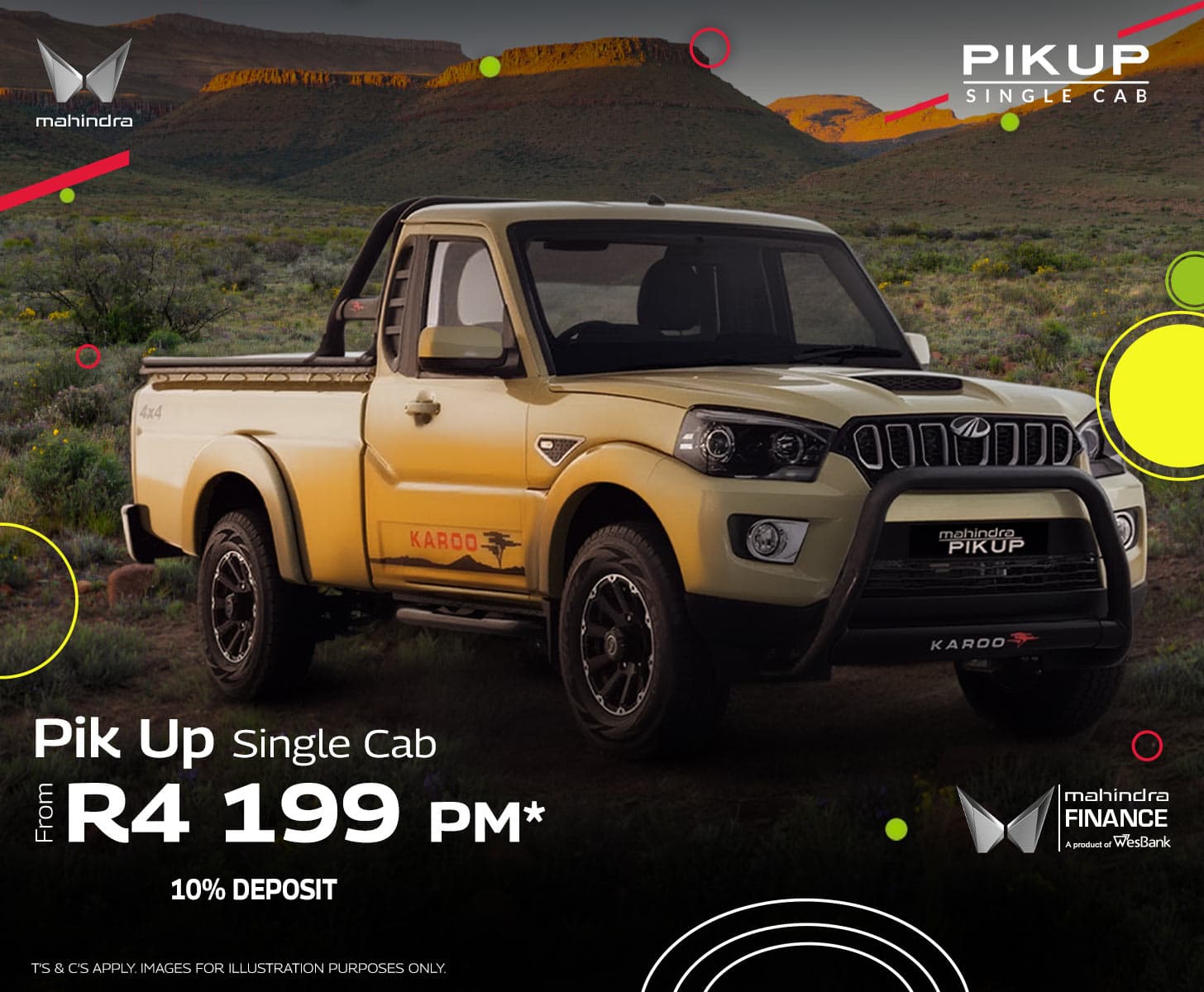 Mahindra Pik Up Single Cab