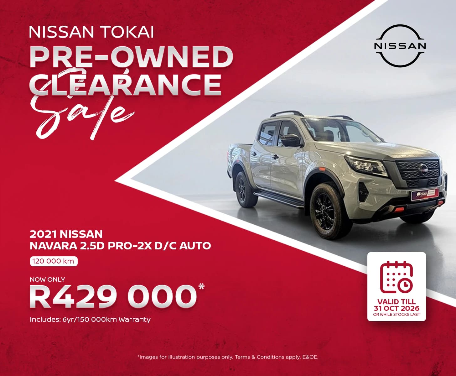 Nissan 2021 Nissan Navara 2.5D Pro-2X D/C Auto Now Only R429 000*