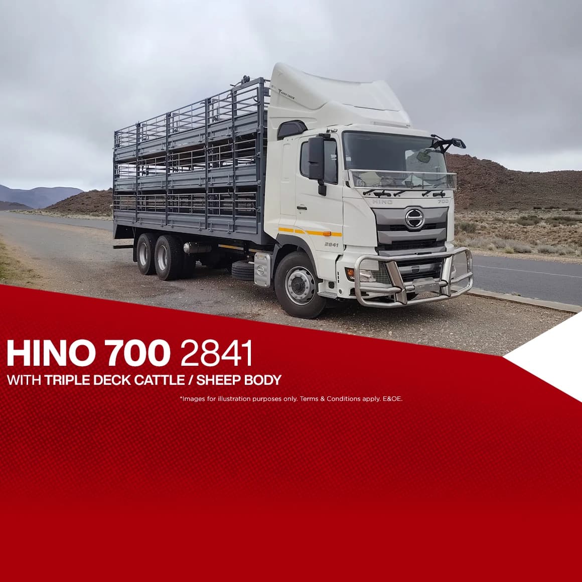 Hino 700 2841 (er7) Amt 6x4 F/c C/c