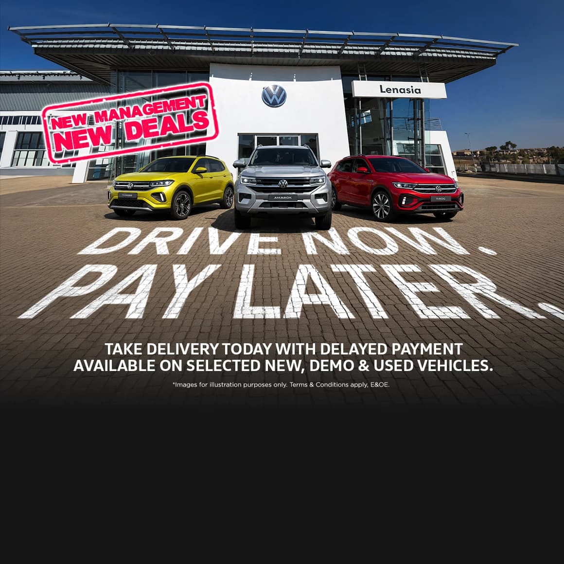 Volkswagen Drive Now Pay Later