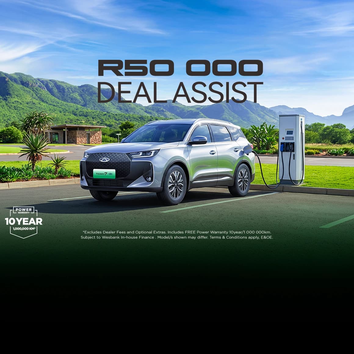 Chery Purchase any Chery and get a R50 000 Deal-Assist