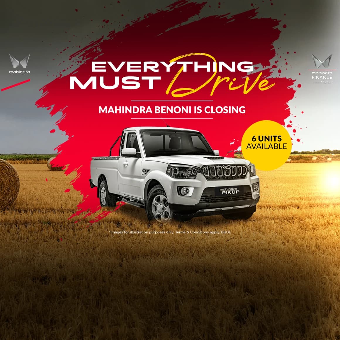Mahindra Pik Up Single Cab