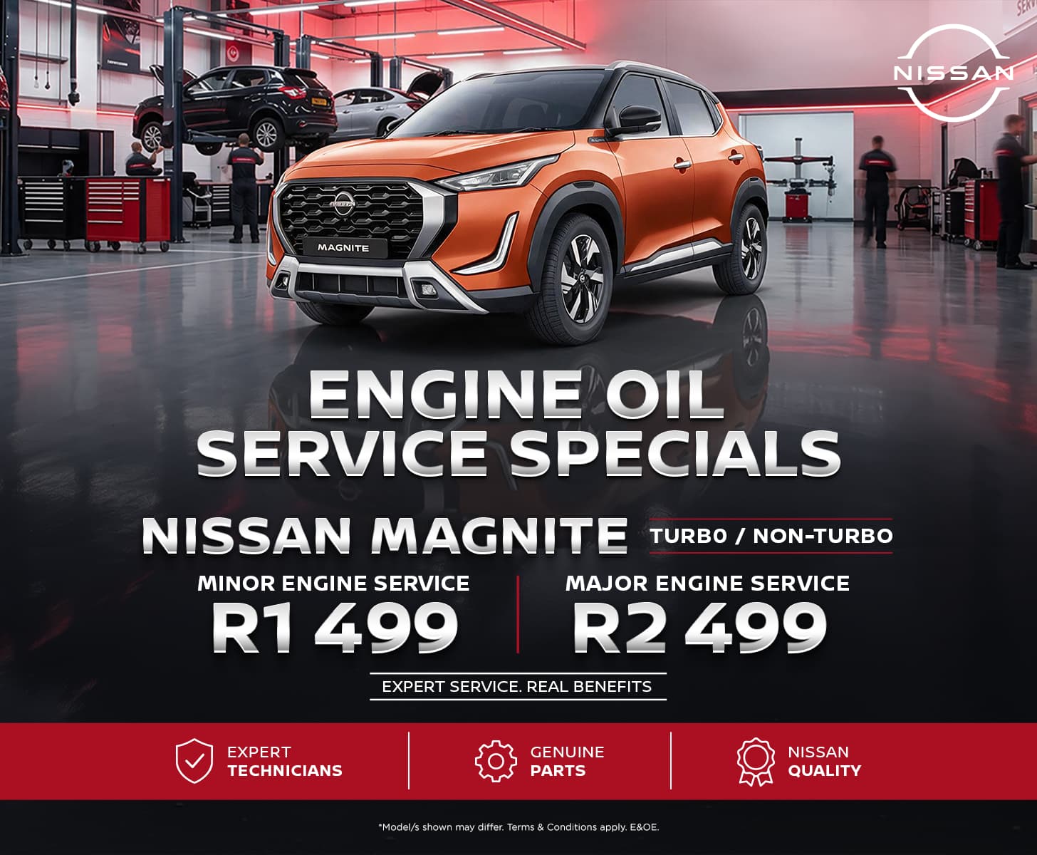 Nissan Magnite Engine Oil Service
