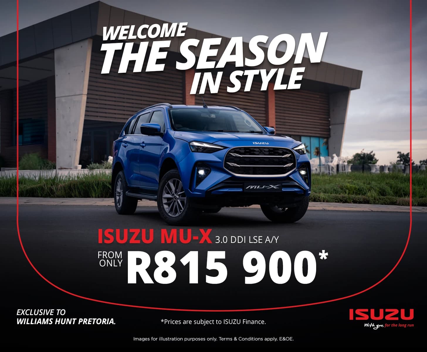 Isuzu Mu-X 3.0 DDI LSE A/Y