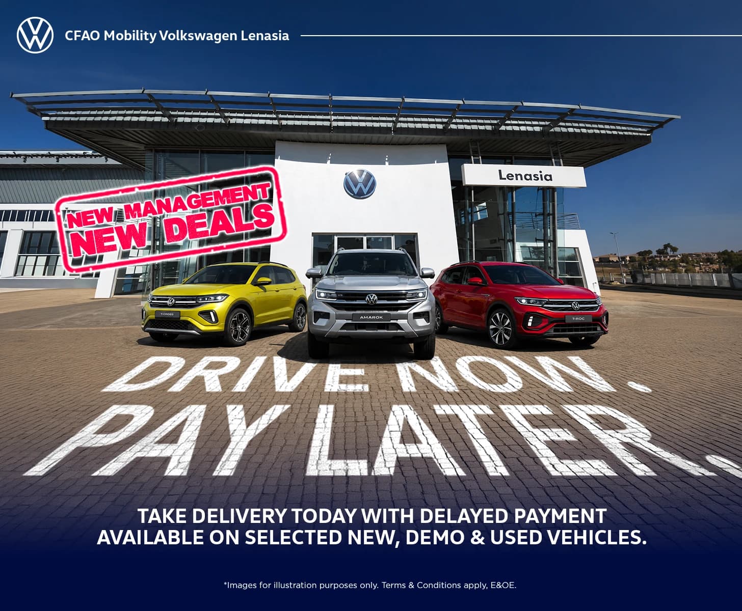 Volkswagen Drive Now Pay Later