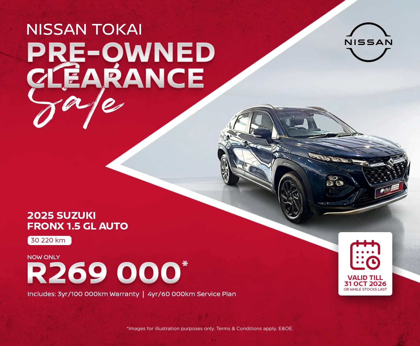 Nissan 2025 Suzuki Fronx 1.5 GL Auto Now Only R269 000*