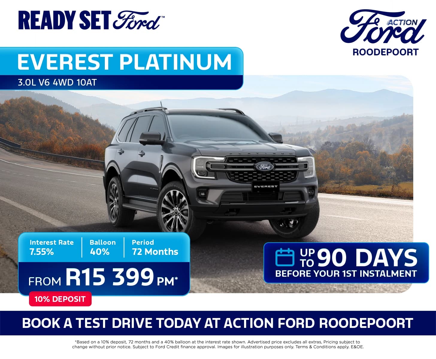 Ford Everest 3.0TD V6 4WD Platinum