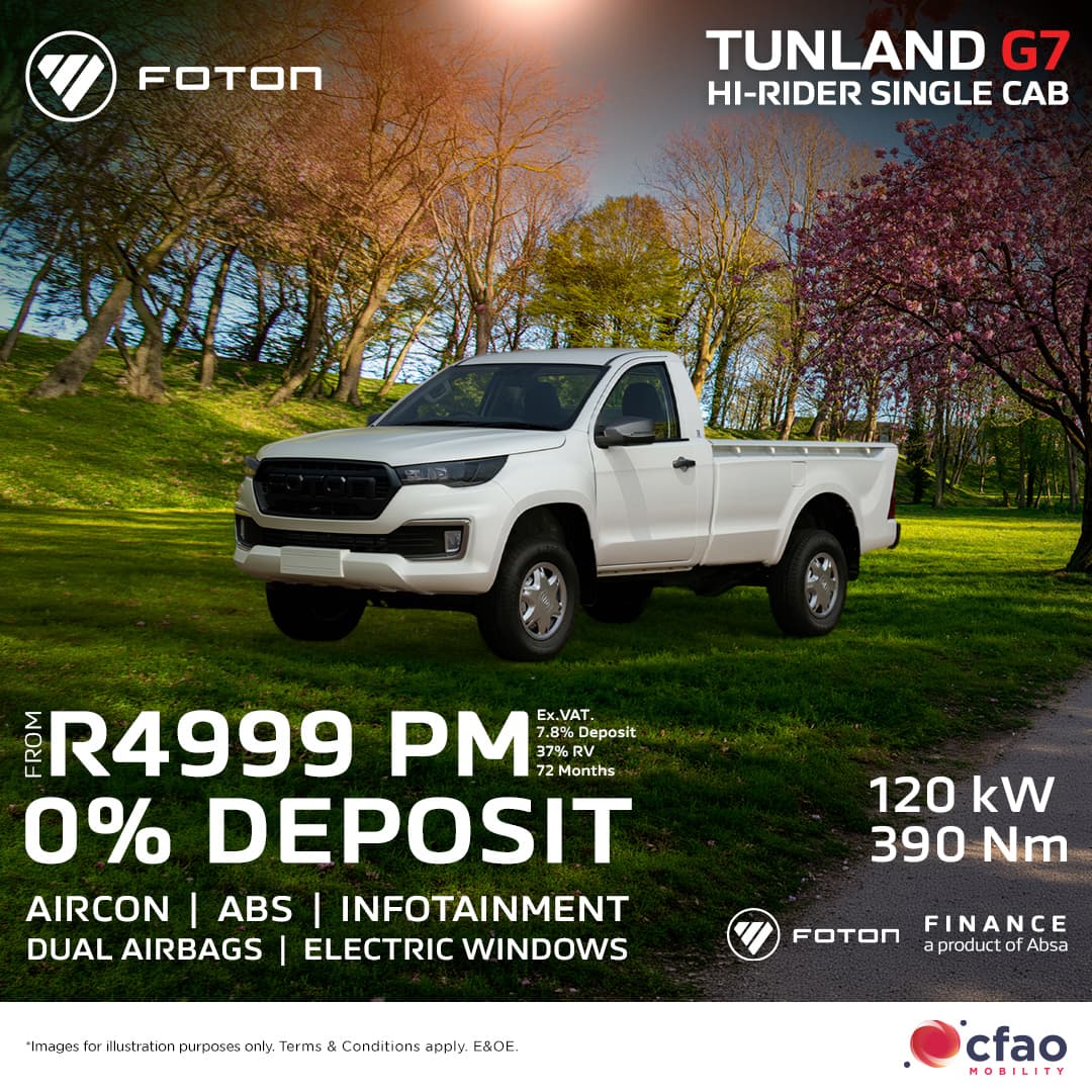Foton Tunland G7 Hi-Rider Single Cab